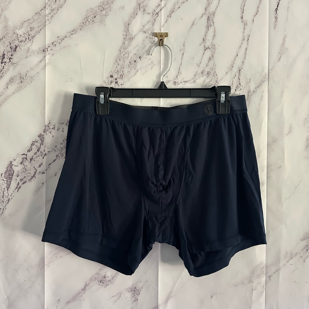 LULULEMON BOXER BRIEFS NAVY BLUE MEN'S XXL - GREAT CONDITION